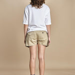 in cotone con tasca in montone TOM T-SHIRT MJD148PAT2977 J0248 WHITE jejia