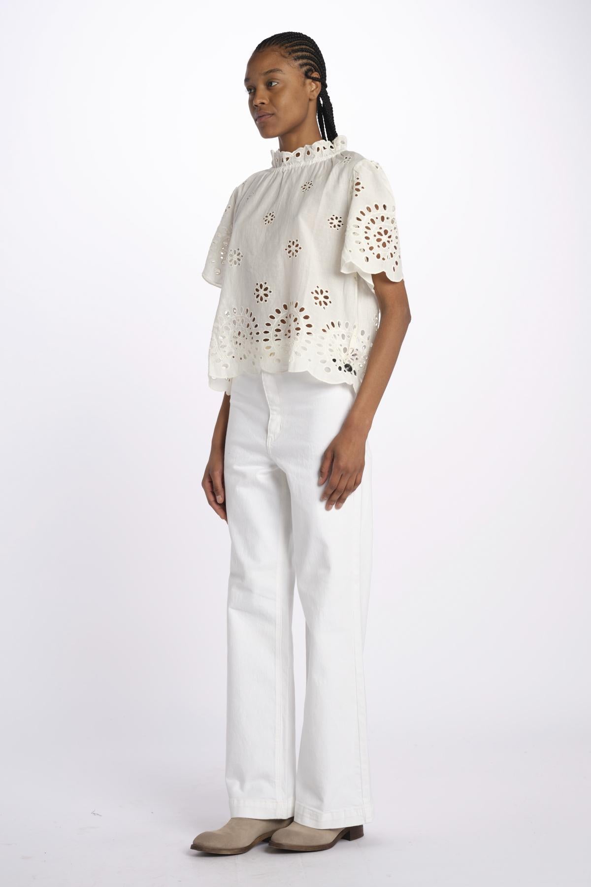 DARLENE camicia con ricami DARLENE 010 bellerose