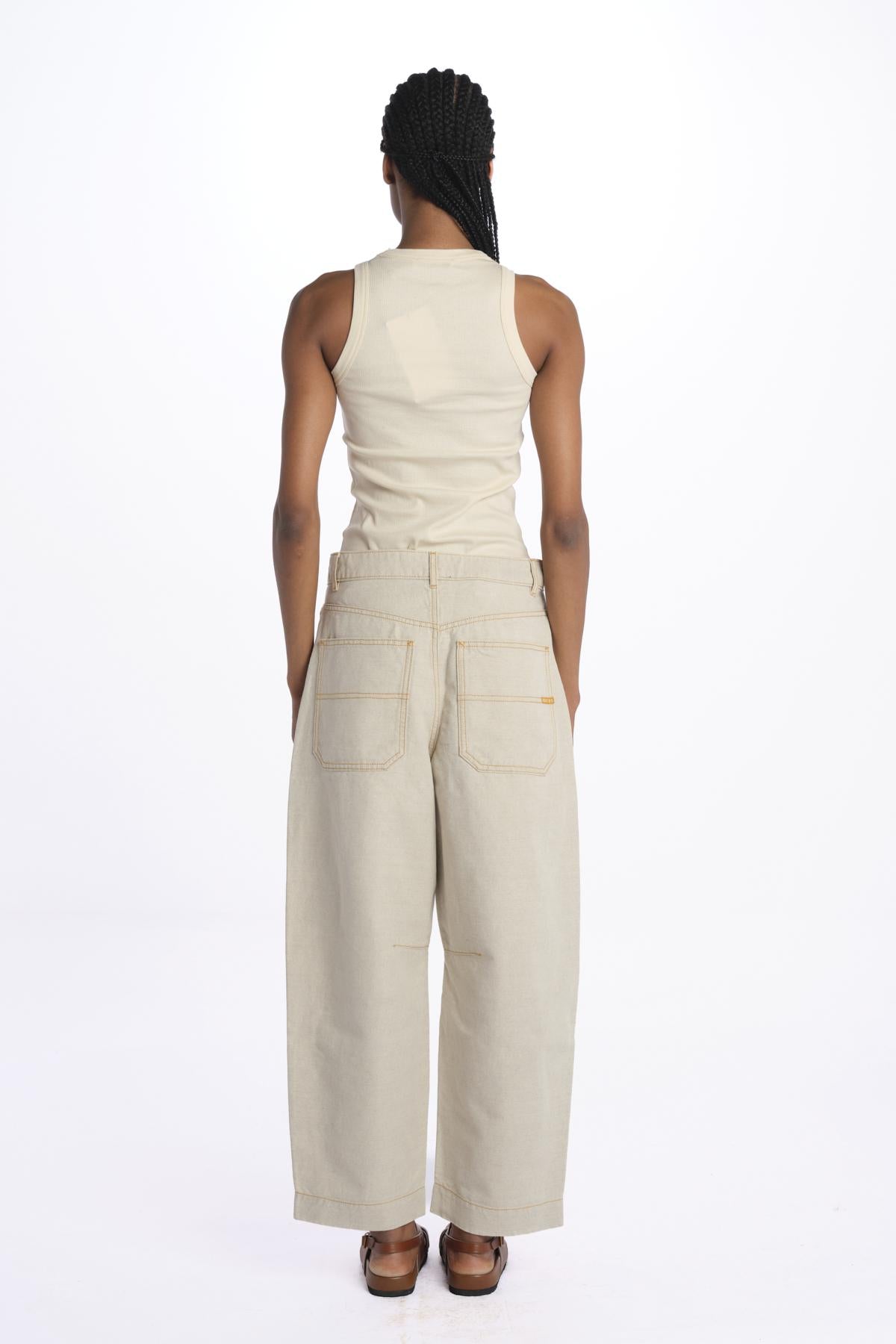 EMPIRE pantalone lino con tasche PAN1607EMPIRE ECR125S soeur