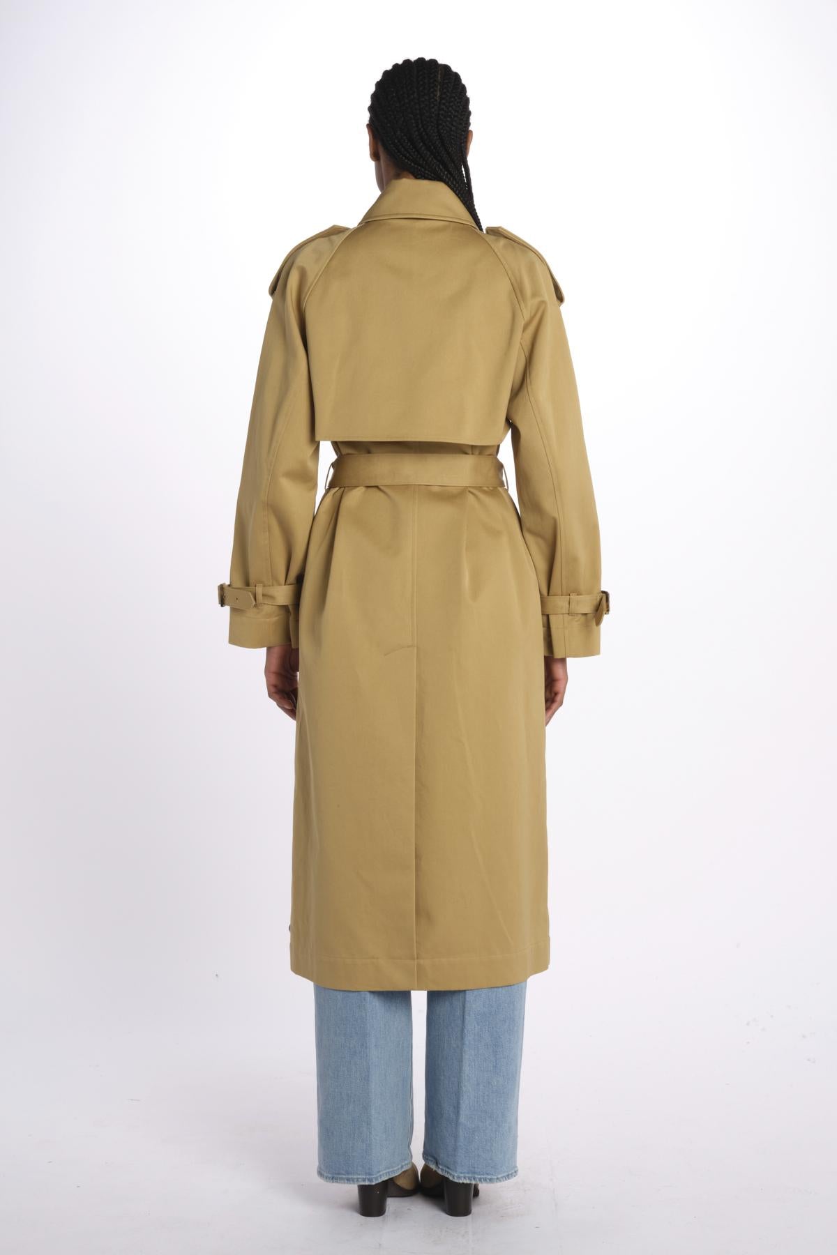Trench lungo IO111146 BE455 ivy oak