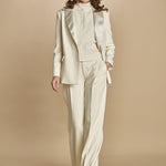 giacca doppipetto in cady 30303-313 LATTE 02 federica tosi