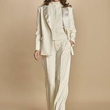 giacca doppipetto in cady 30303-313 LATTE 02 federica tosi