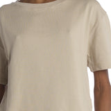 T-shirt felpa m/c WSW03 FEATHER GREY merz b