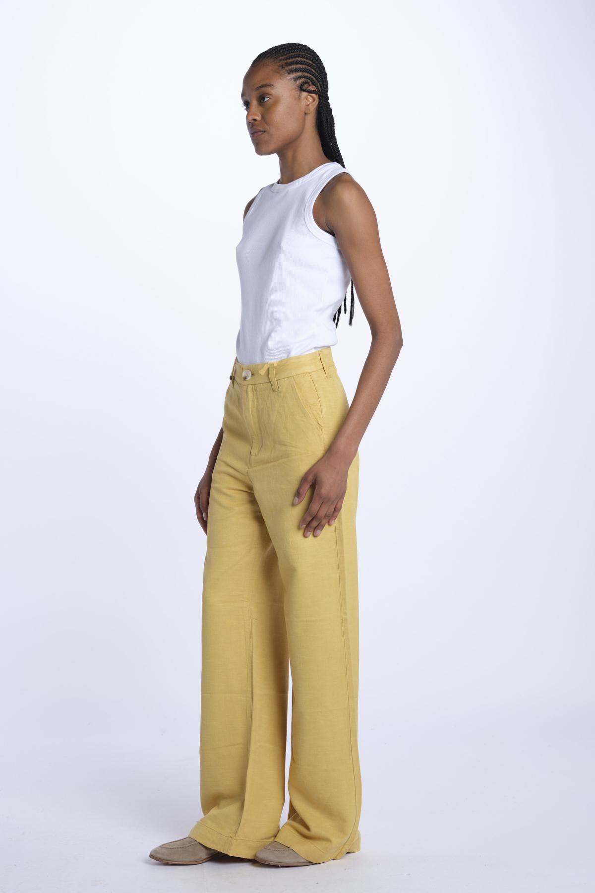 FLEURE denim flare fl 99 wf by fam. FLEURE MUSTARD fam