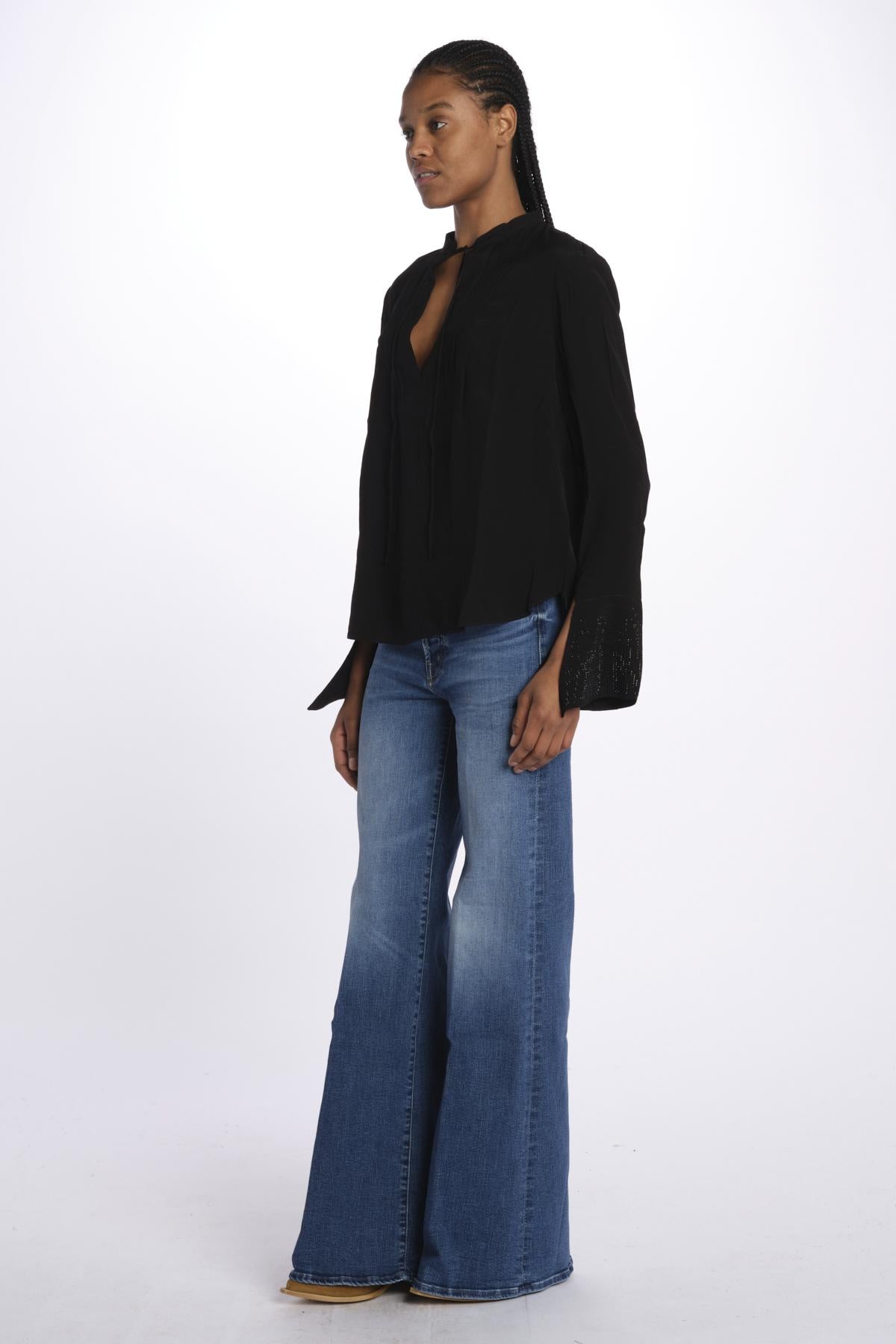 Taika soft strass WWSH02217 BLACK zadig & voltaire