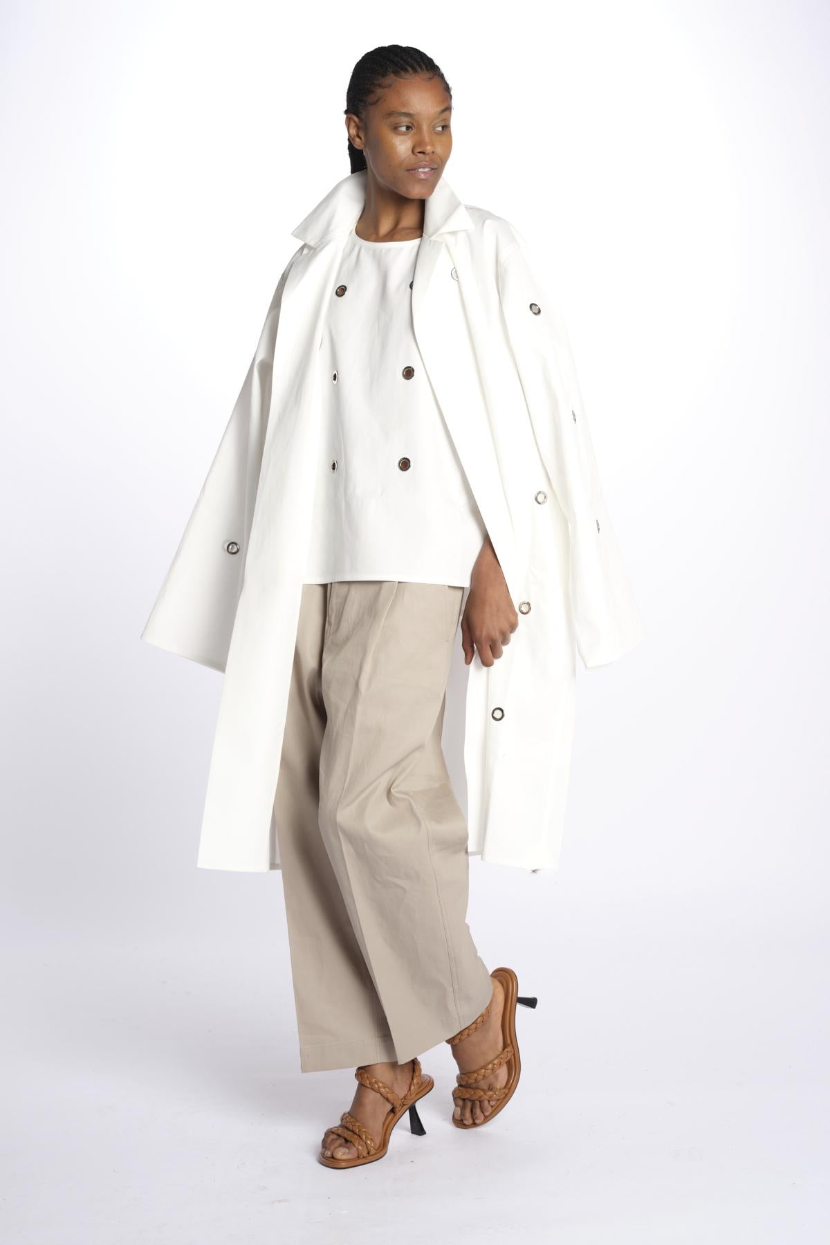 BRODY top con anelli BRODY OFF WHITE sofie d'hoore