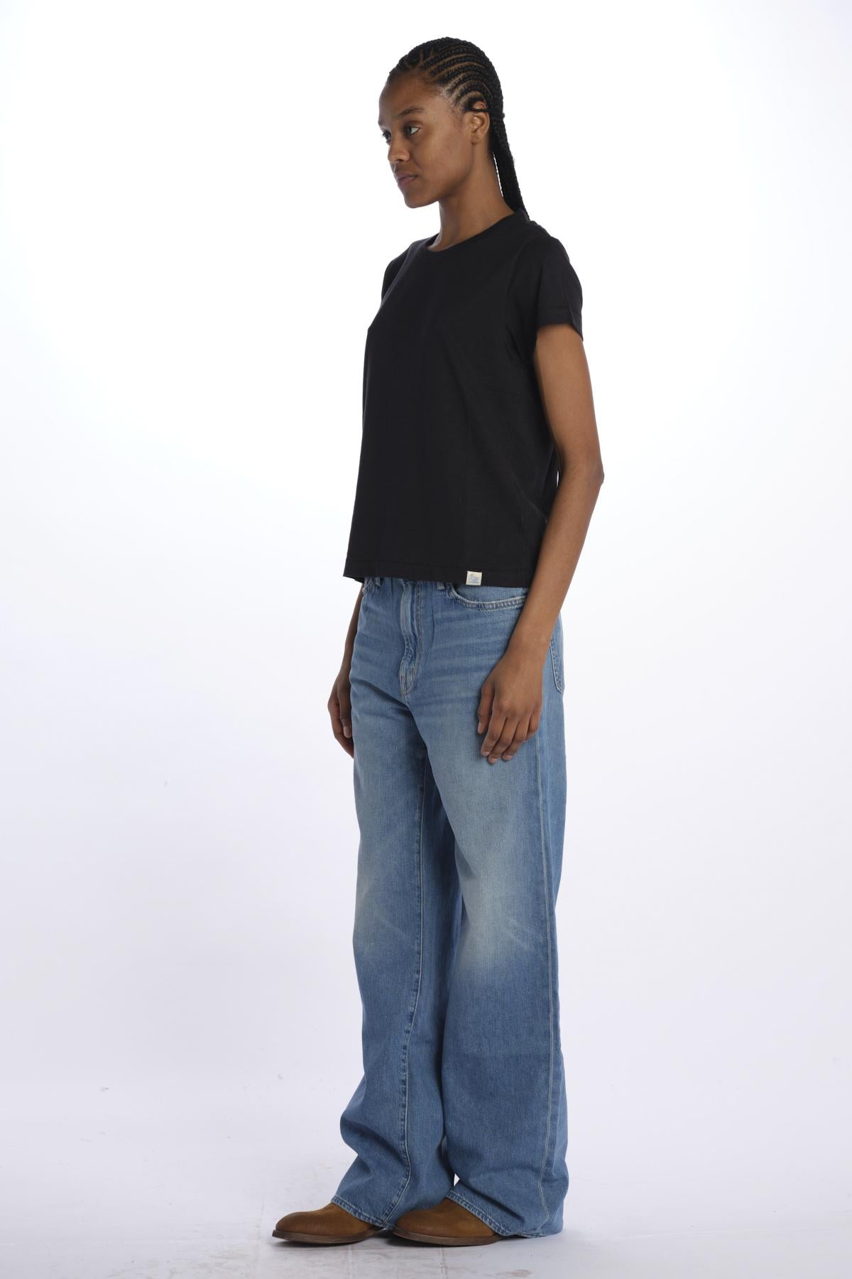 T-shirt girocollo m/c basic WSCT20 DEPP BLACK merz b