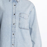 Mini abito THE SHIRT DRESS denim WP25DDR002 ETTIE frame