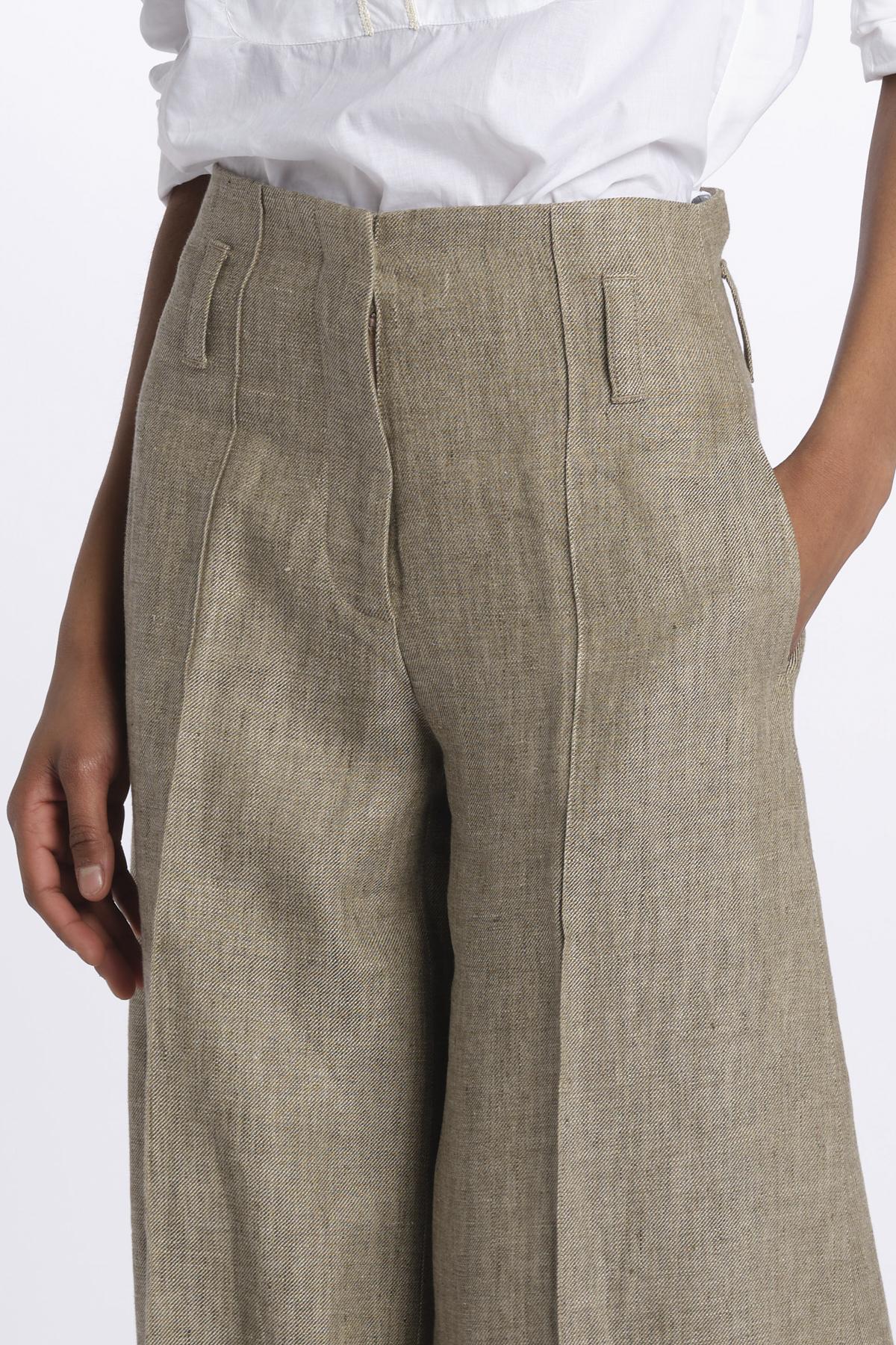 Pantalone ORIANA cropped nervature ORIANA540503 26 quelledue
