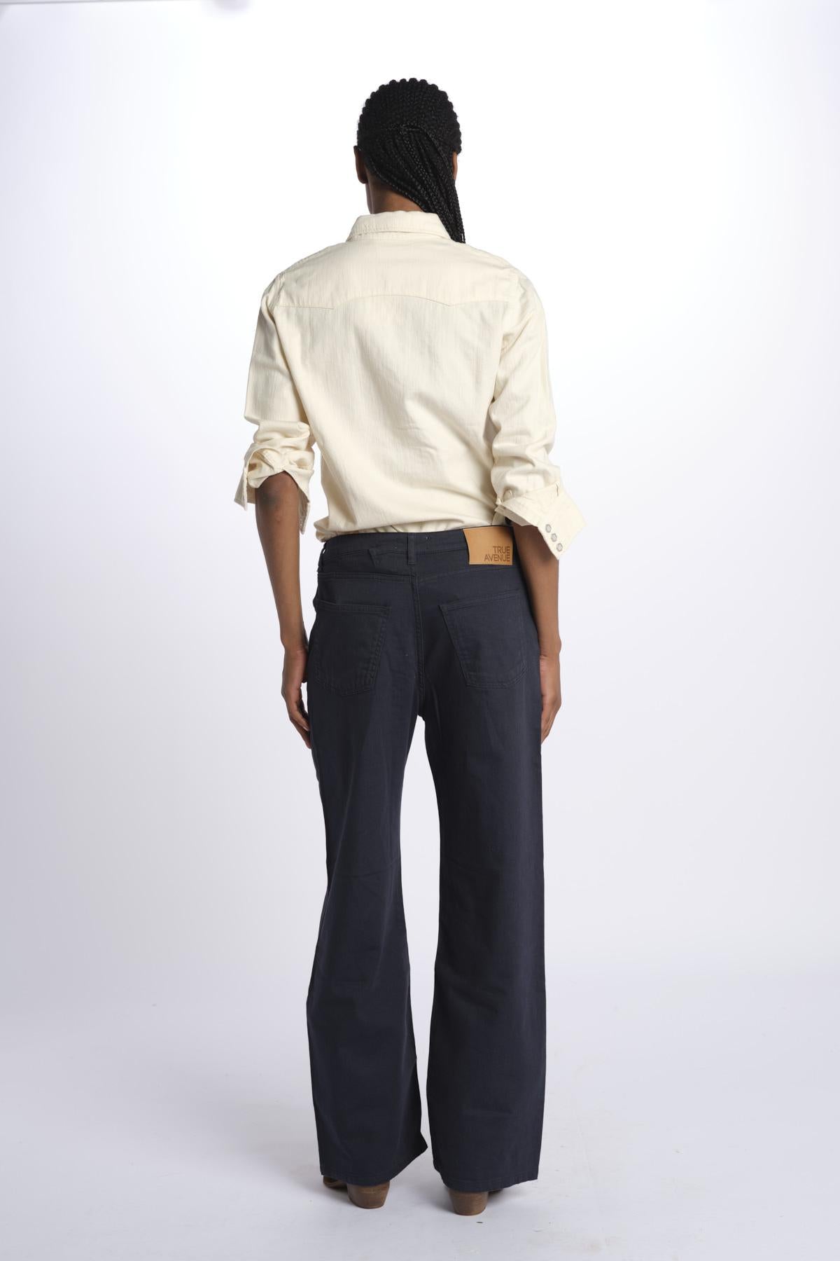 Denim ZELDA combo cropped ZELDA NAVY true avenue