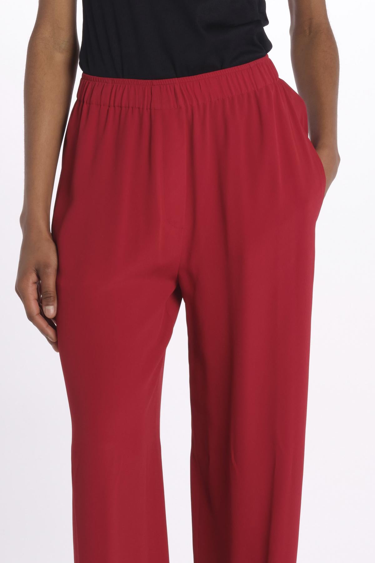 Pantalone con elastico 40805-412 LAMPONE federica tosi
