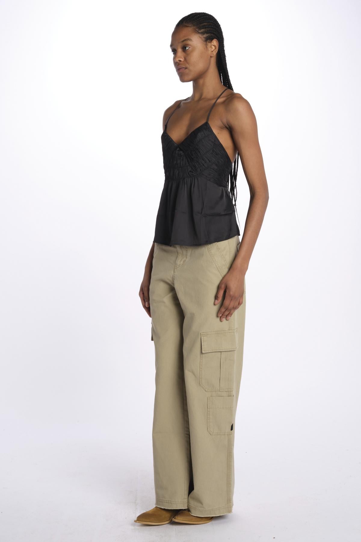 Cayonne satin WWCR01256 BLACK zadig & voltaire