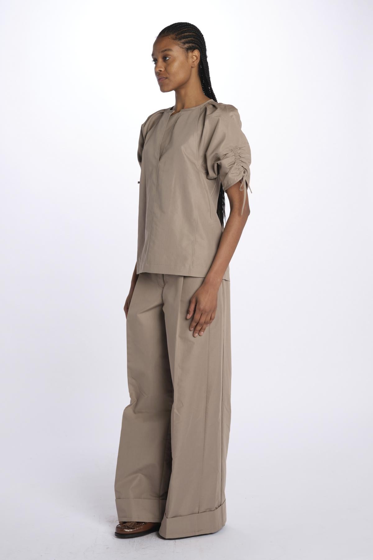 Camicia SHIRRED manica sbuffo 21640LCO STONEGREY phillip lim