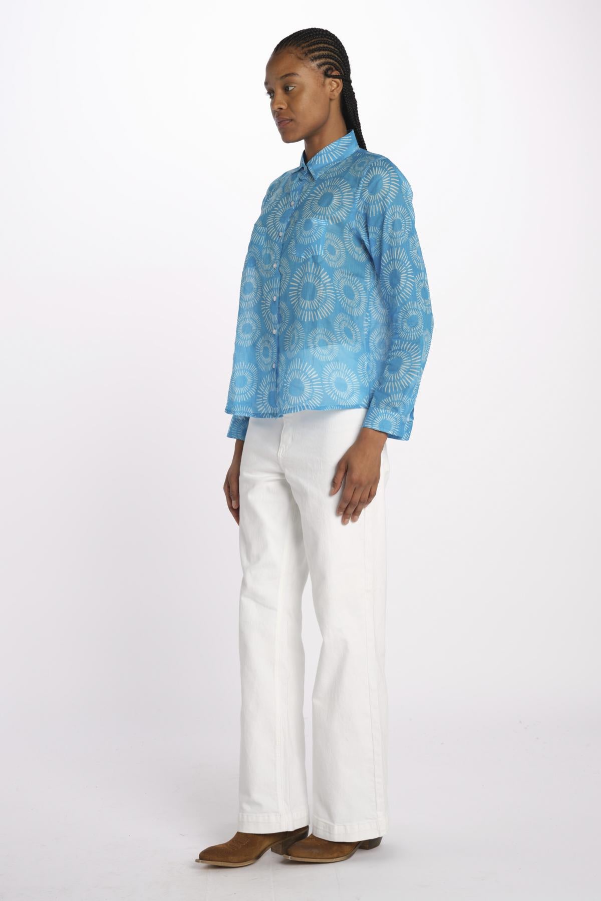 Camicia FLEUR SX7522 505J terre rouge