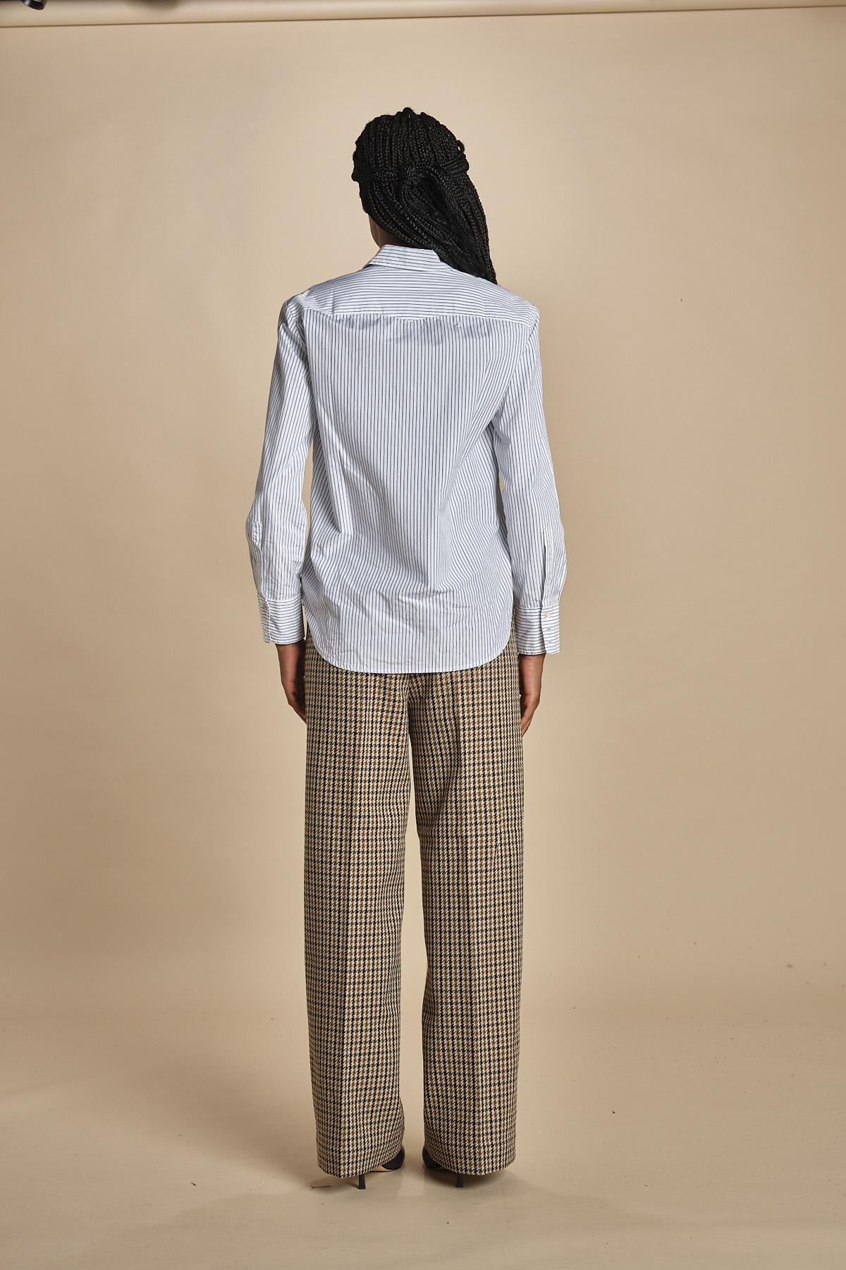 Camicia GEMMA rouches righe P28D0GEMMA-T4706 R658 massimo alba