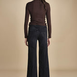 denim lungo zampa 10THE ROLLER SNEAK 415 965 mother