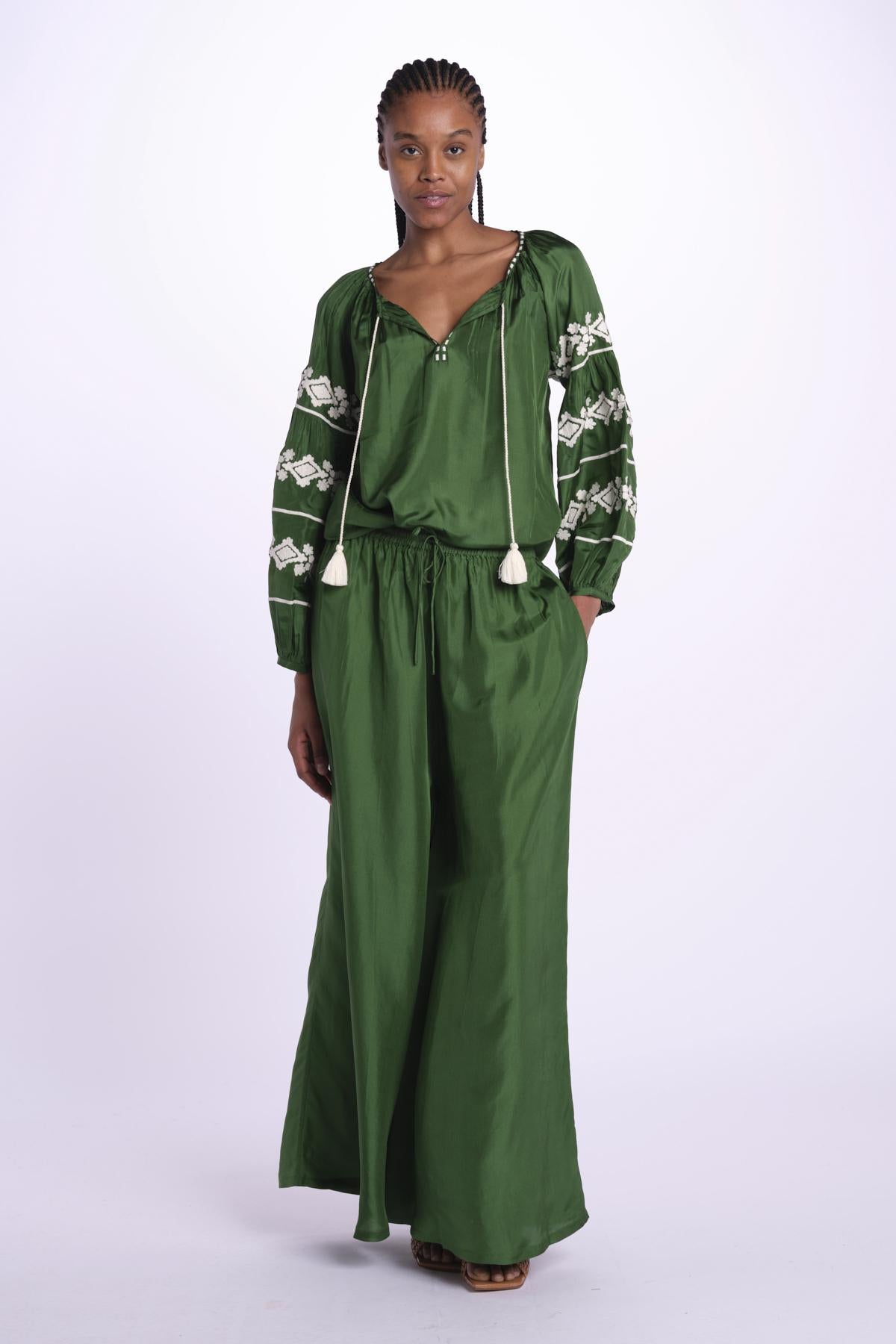 benaras soleil BE24252PANTGREEN