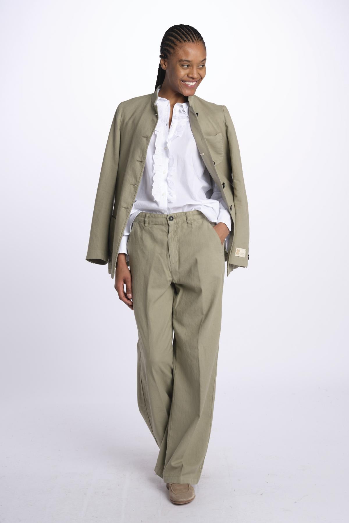 Pantalone LOIS lino M27DOLOIS-T3232 U608 massimo alba