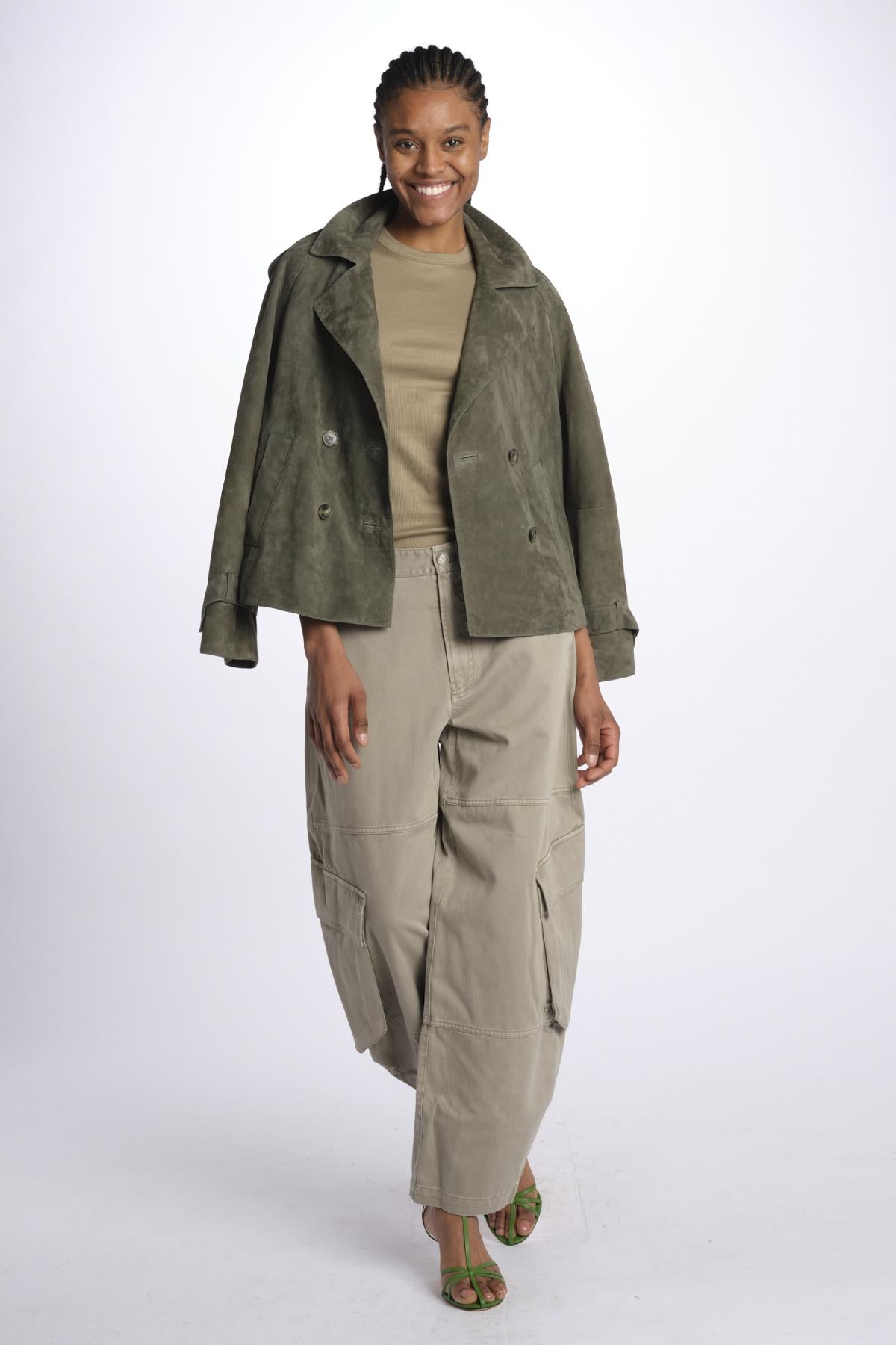 Pantalone cargo THE BUBBLE CARGO WP25WPA023 ROSEMARY frame