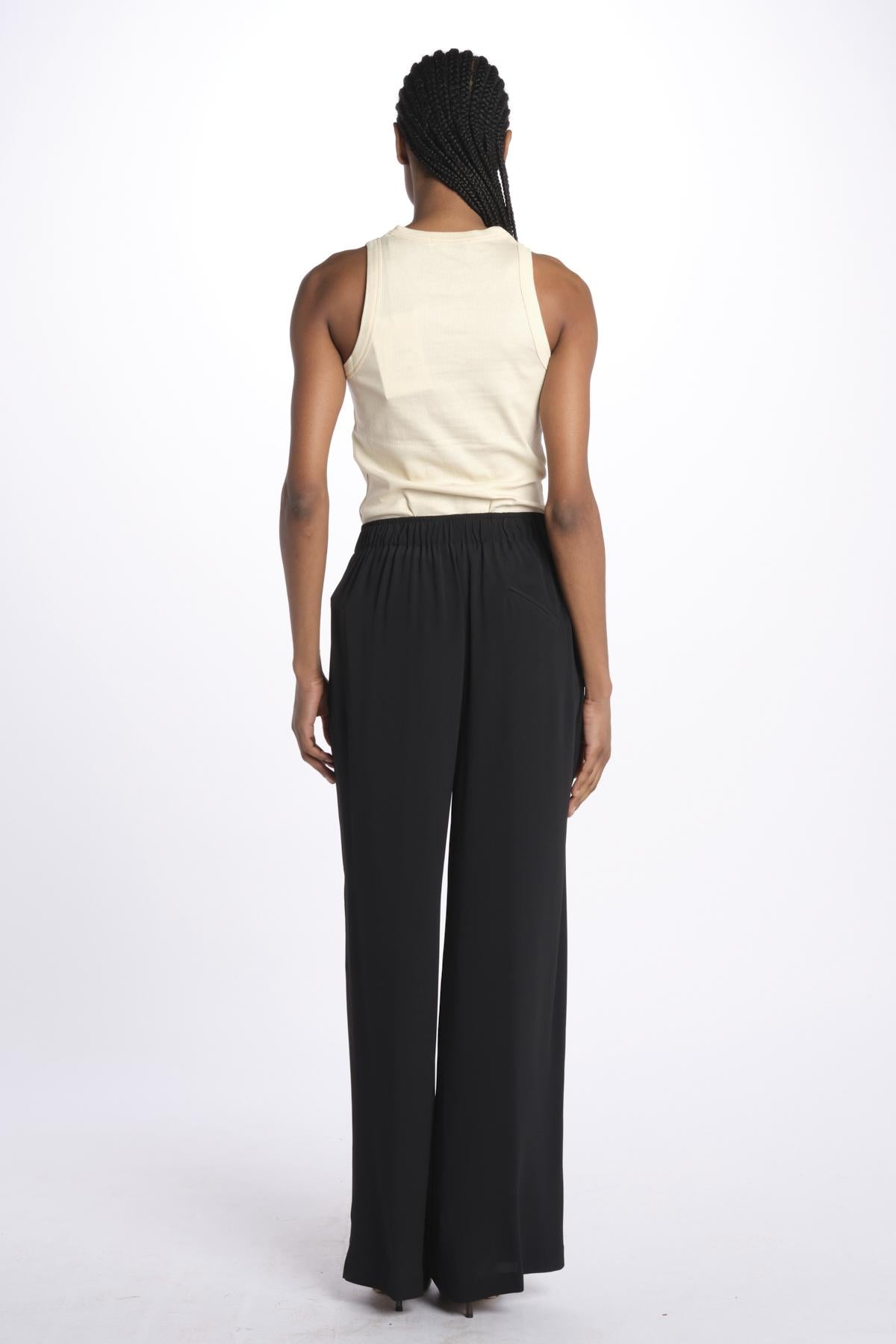 Pantalone con elastico 40805-412 NERO federica tosi