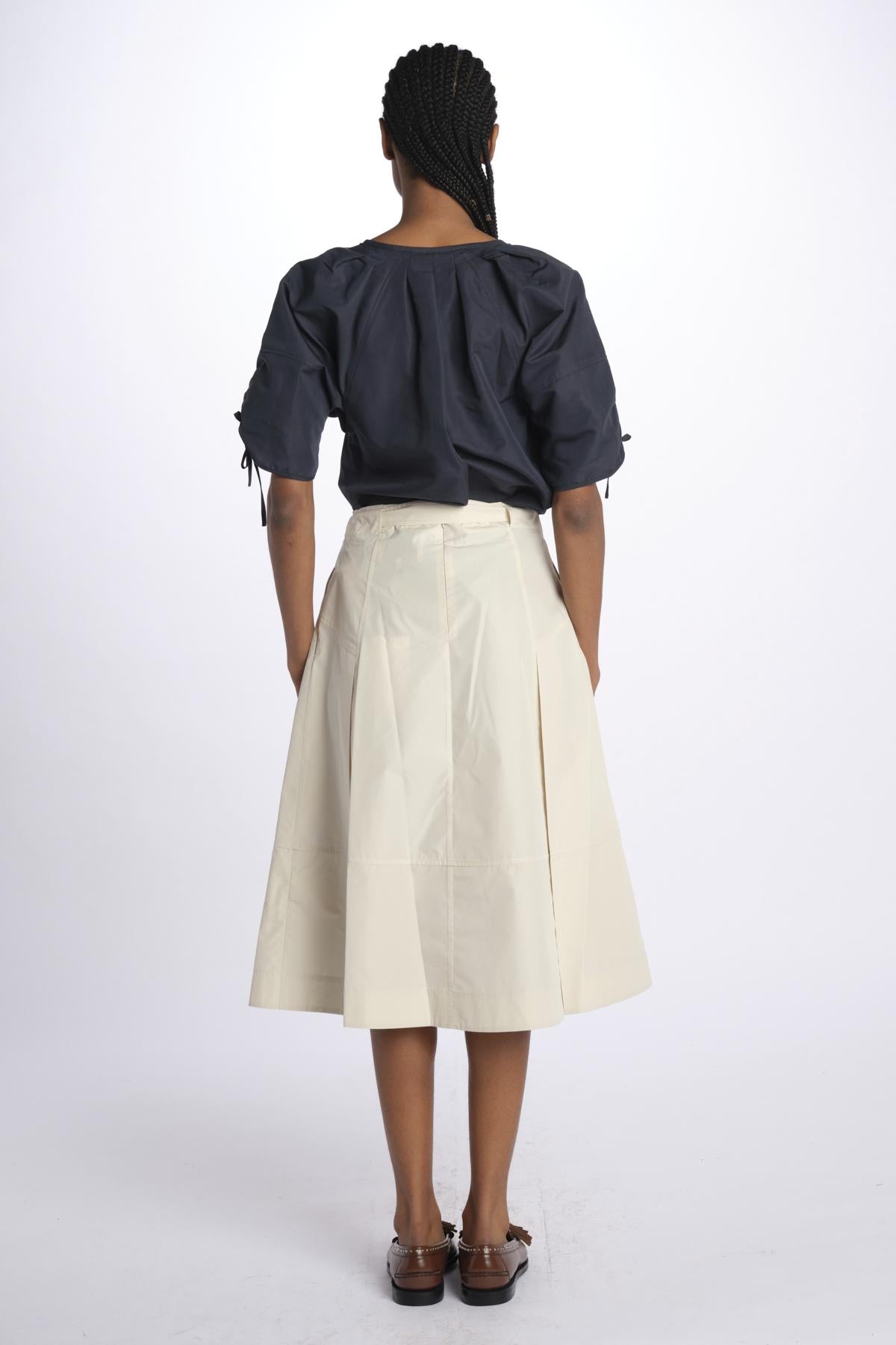 Gonna UTILITY pieghe taffetas 36118LCE STONE phillip lim