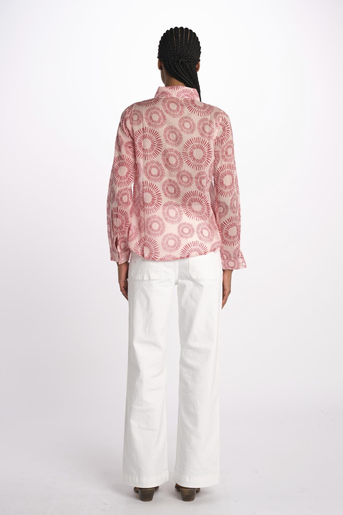 Camicia FLEUR SX7522 526J terre rouge