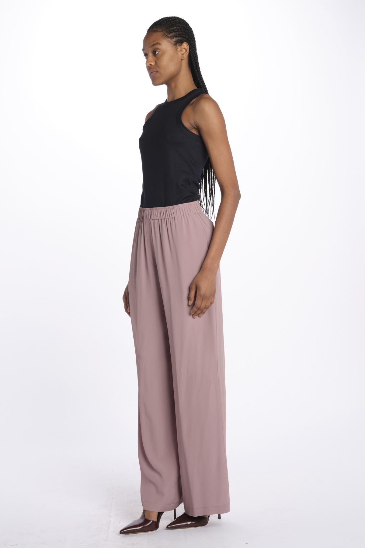 Pantalone con elastico 40805-412 BOIS DE ROSE federica tosi
