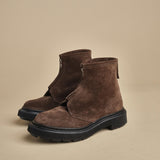 scarponcino in camoscio con zip 197 DARKEARTH adieu