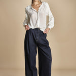 camicie con rouches su maniche PAIRIE TOP VANILLA scarlett poppies