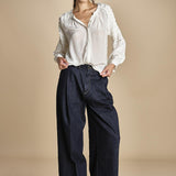 camicie con rouches su maniche PAIRIE TOP VANILLA scarlett poppies