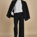 camicia in seta con rouches G0725111 1102 n21