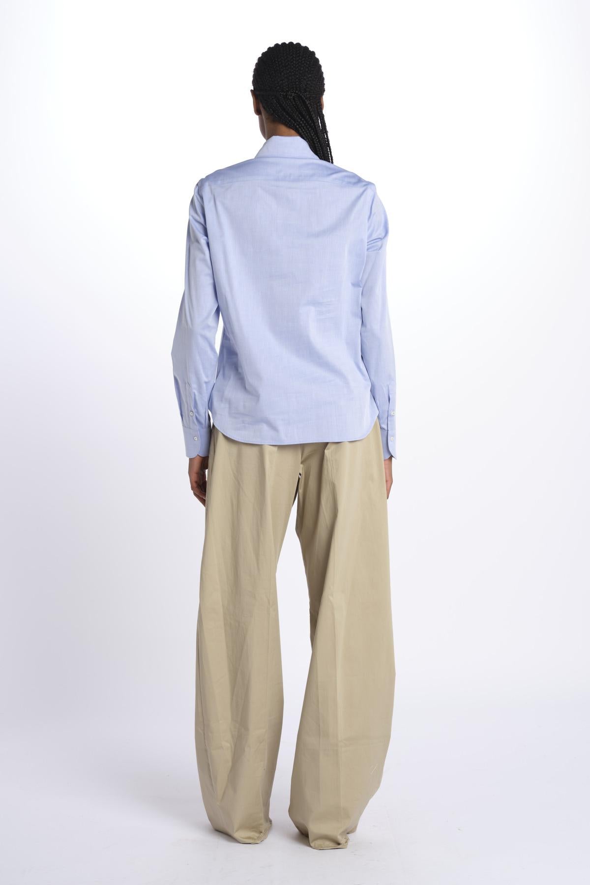 MOD.19 camicia ml cotone MOD.19 AZZURRO milaura