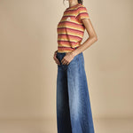 t-shirt righe THE LIL GOODIE GOODIE 8341 1730 mother