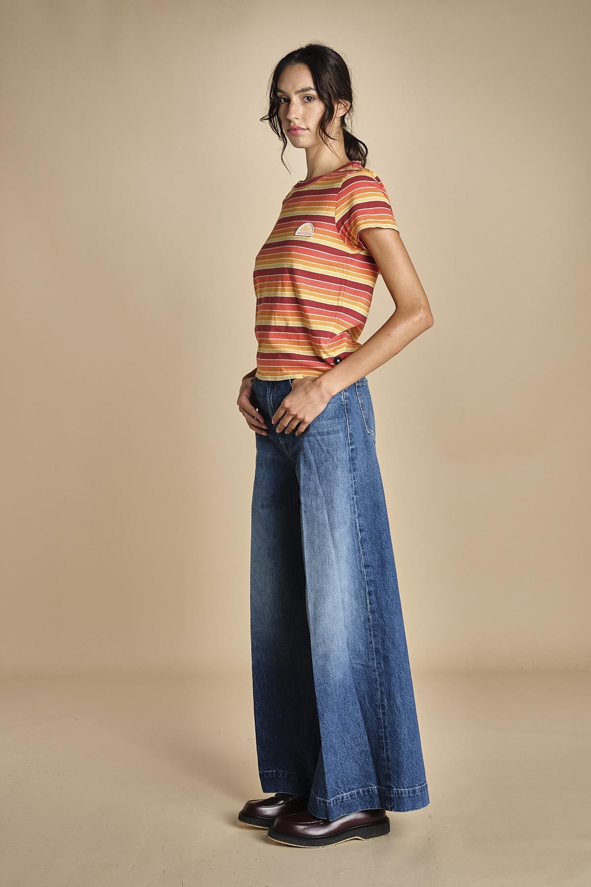 t-shirt righe THE LIL GOODIE GOODIE 8341 1730 mother