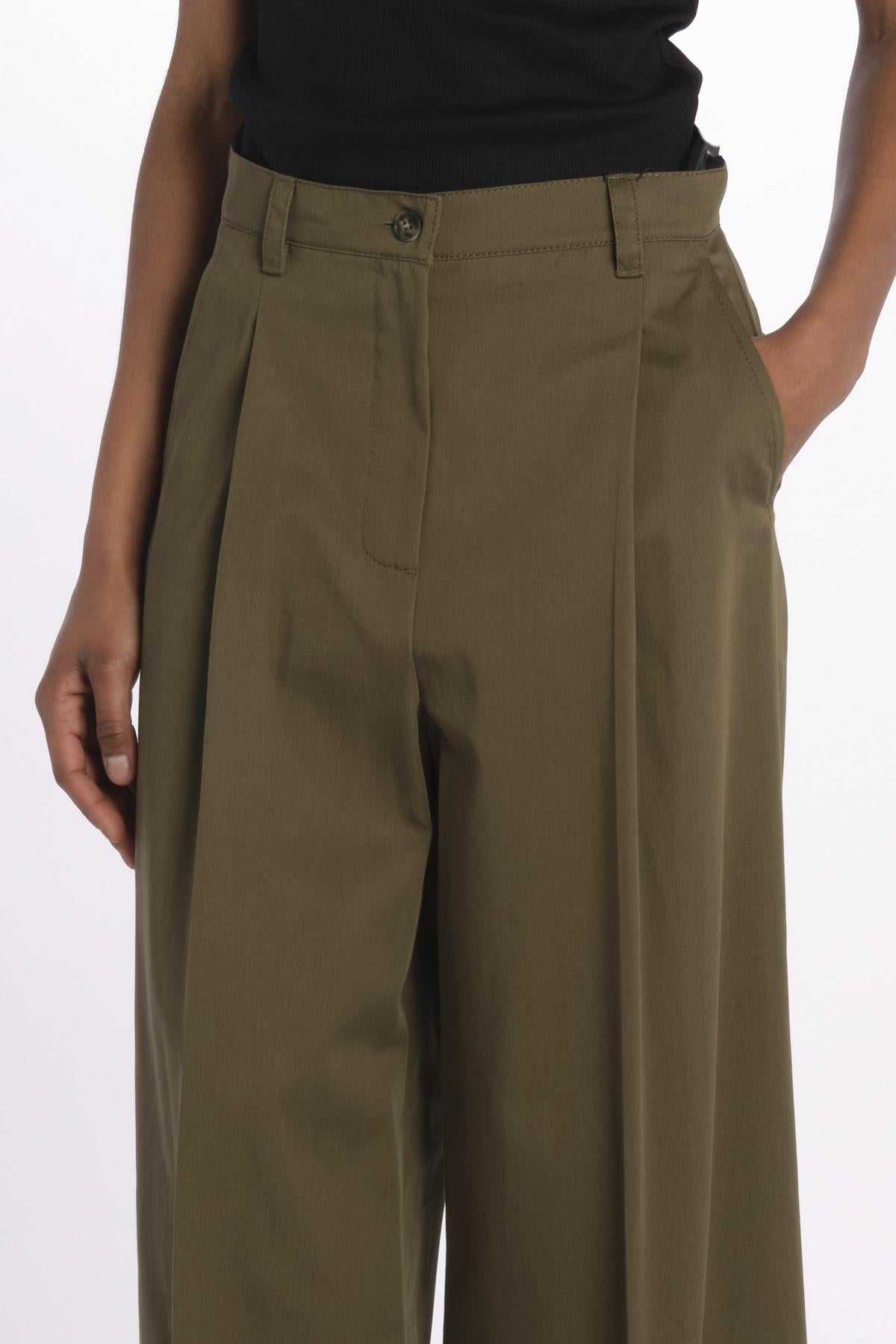 Pantalone lungo NEBBIE 2515131121600 002VERDEKAKI weekend maxmara