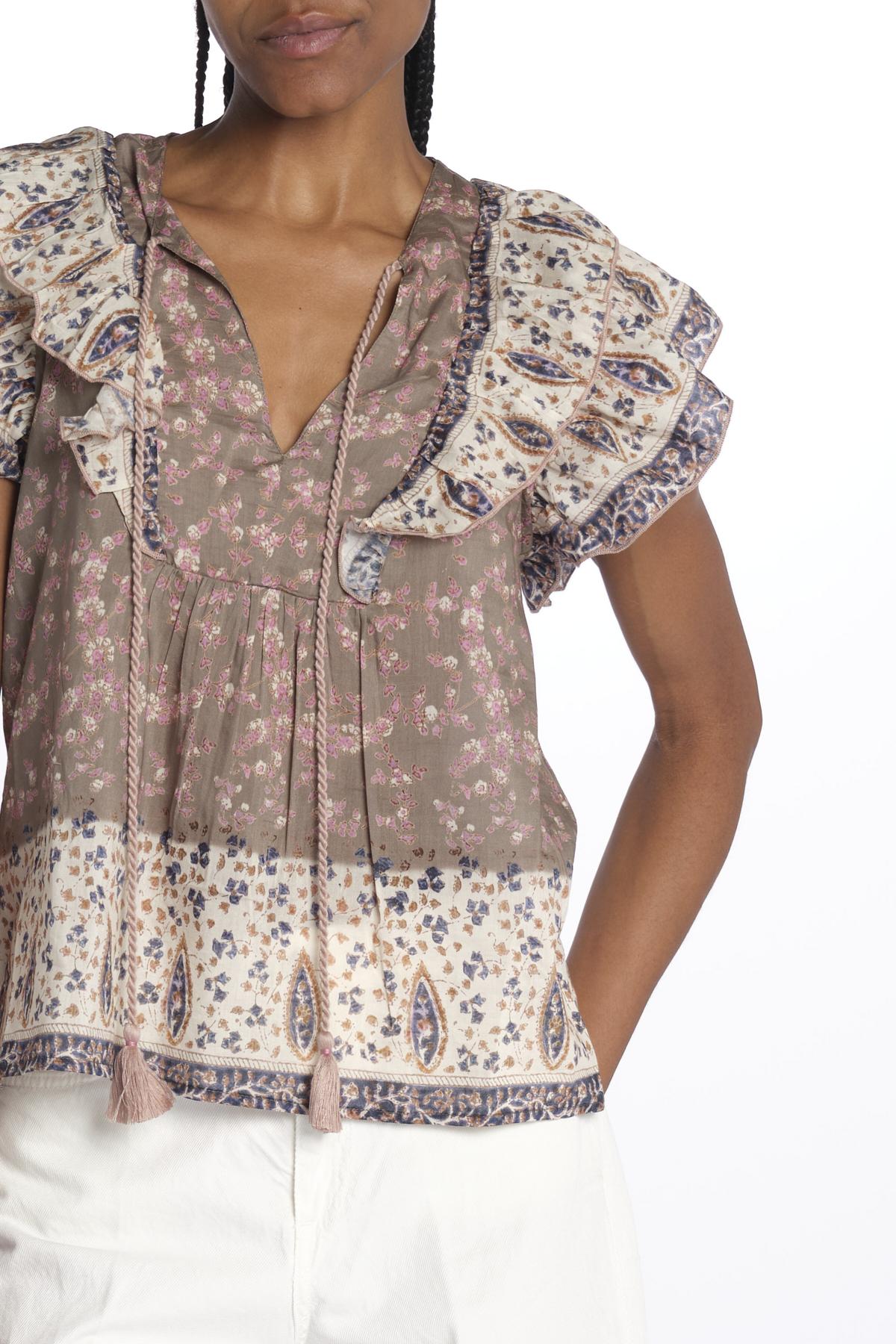 Top BANI stampato 643001 MULTI m.a.b.e.