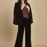 pantalone in velluto. WWPA01868 DARK CHOCOLATE 213 zadig & voltaire