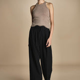 pantaloni in tela lana NOEMI BLACK true avenue