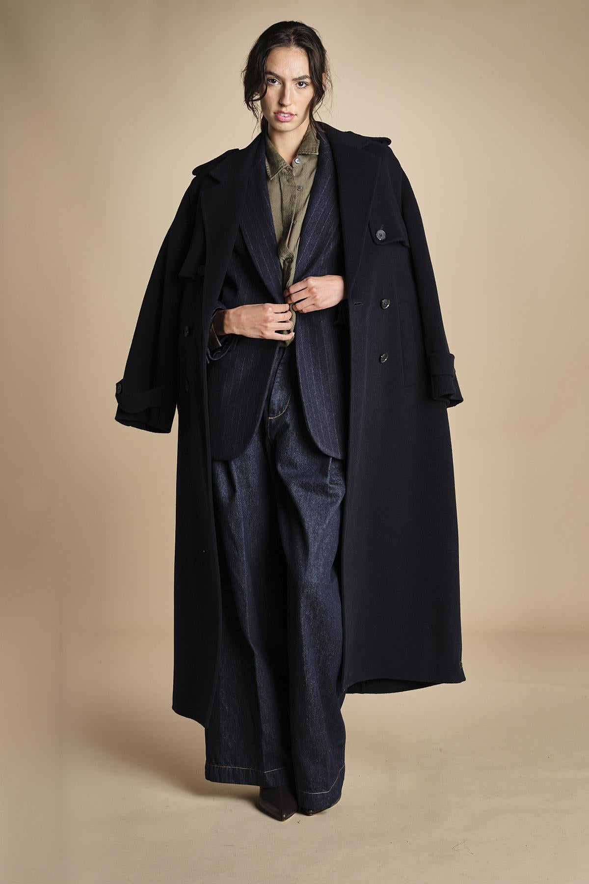 BAGGY camicia uomo voille lana DANY SILT true avenue