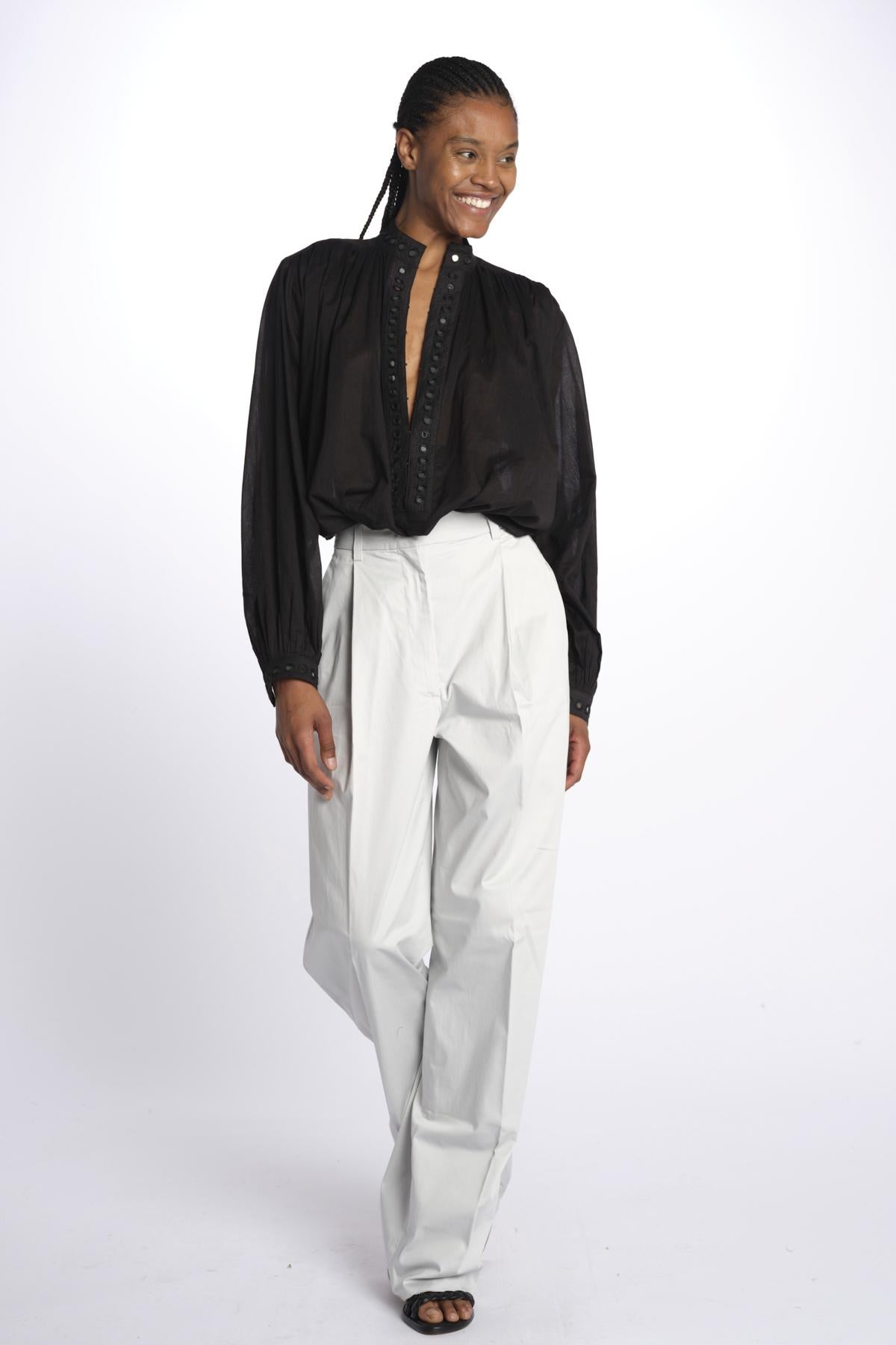 Camicia GATE plastron specchietti GATE BLACK laurence bras