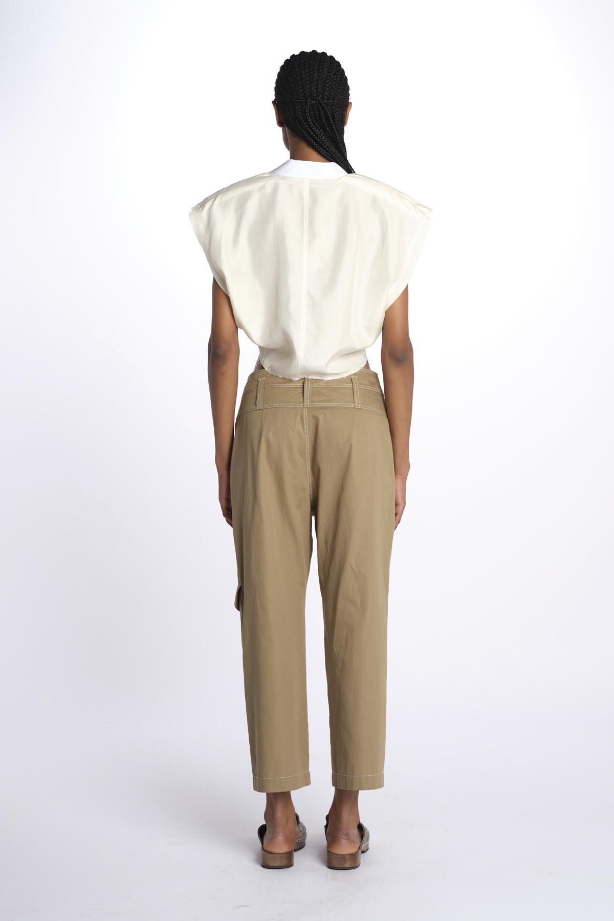Giacca BABY WORK cotone/seta 11120 077 ECRU 02 jejia
