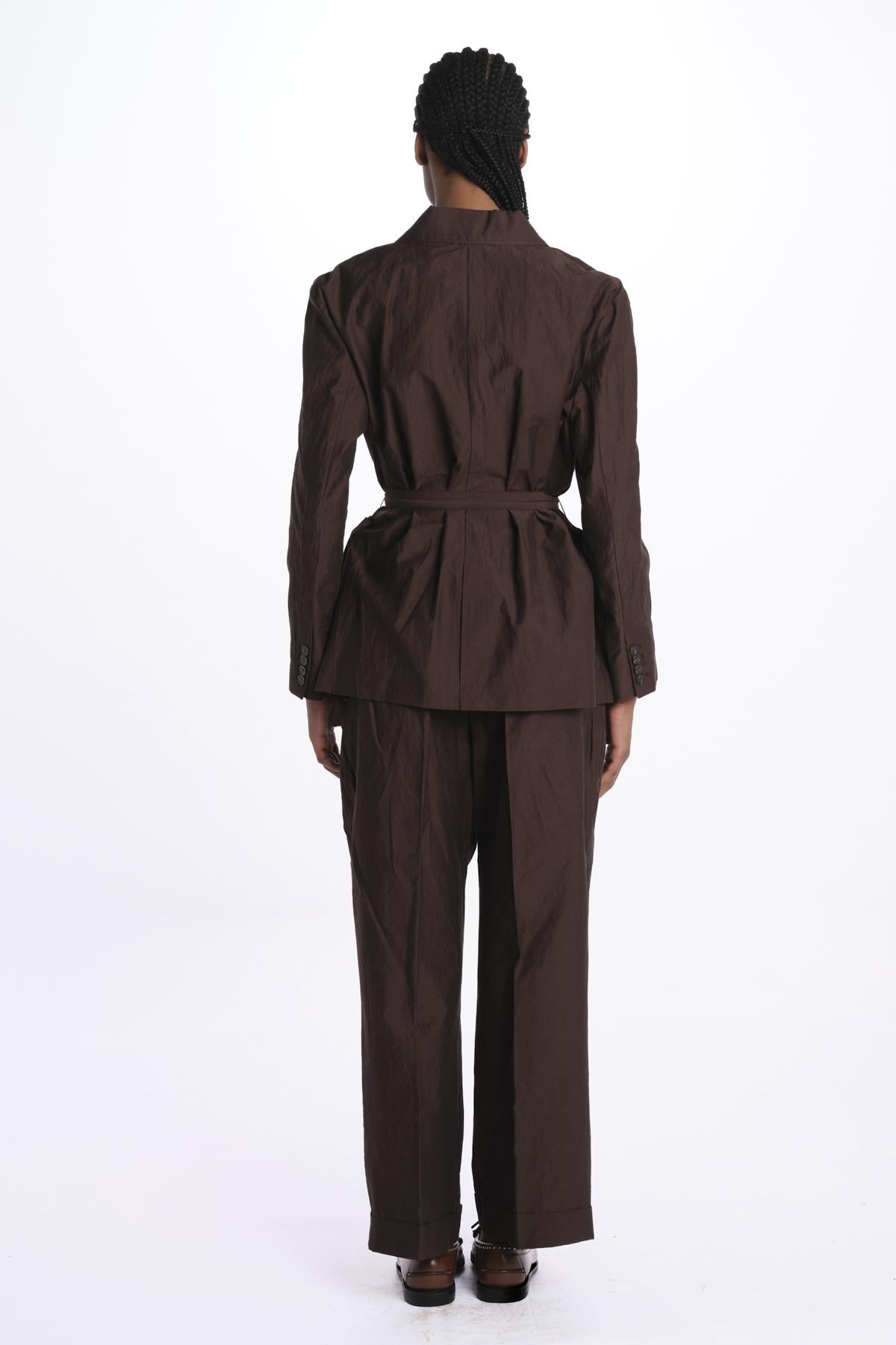 DREW Blazer doppio petto con cintura VES1600DREW MAR0125S soeur