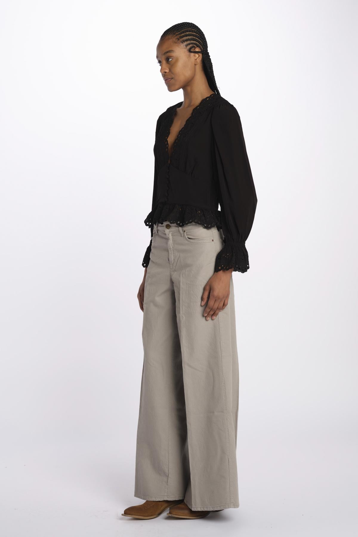 Camicia m/l scollo e bottoni DELICE NOIR999 vanessa bruno