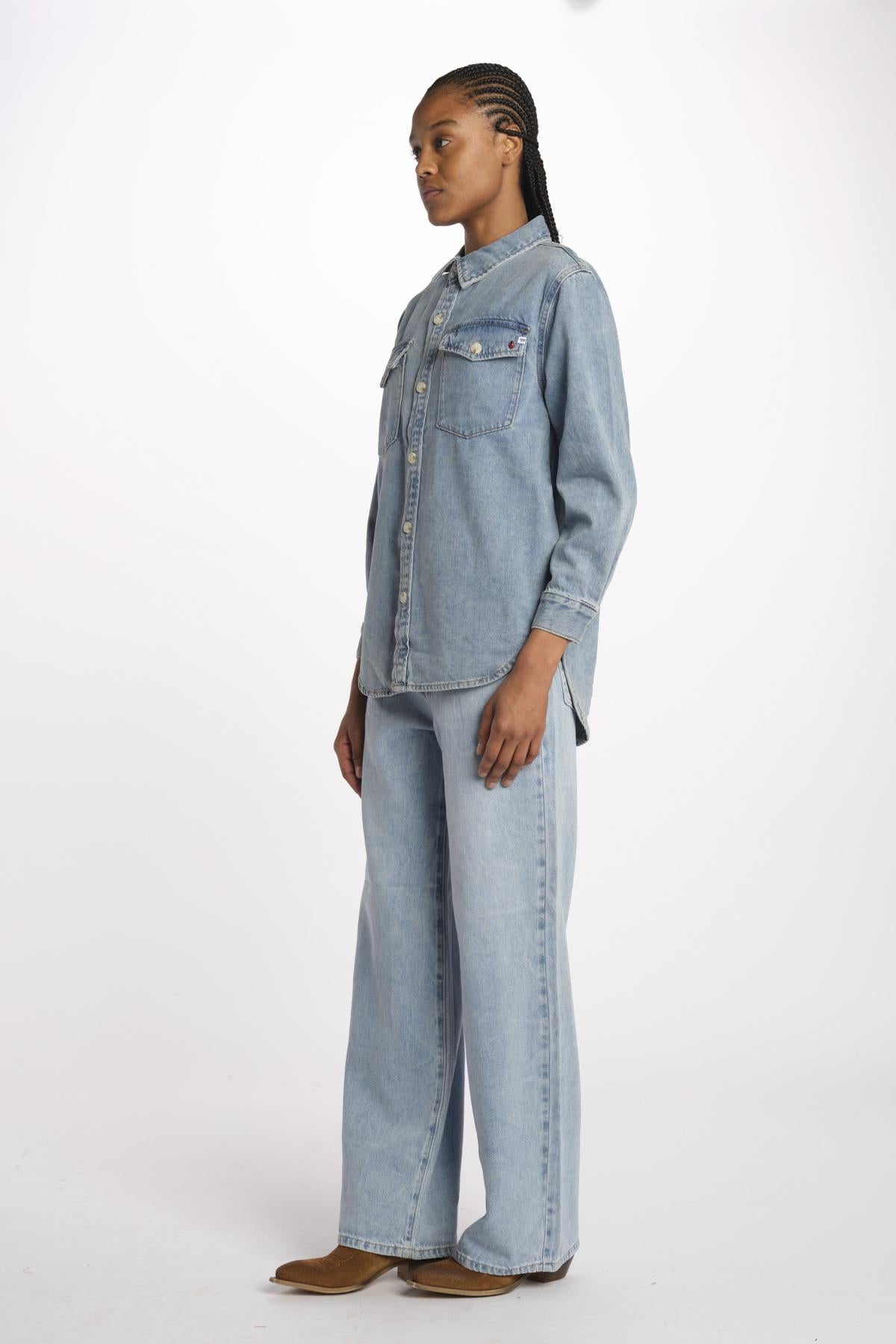 STELLA chemise jeans ls 18 ov by fam. STELLA BLUE fam