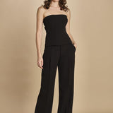 top bustier in cady 31351-313 NERO 29 federica tosi