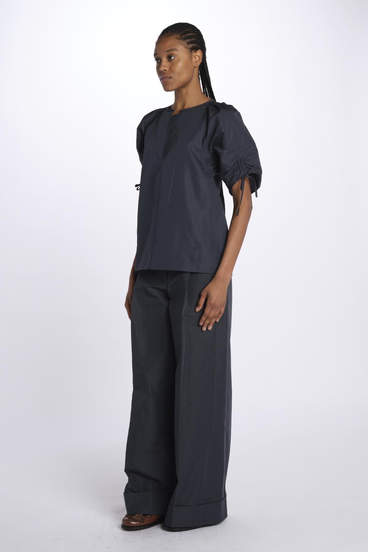 Camicia SHIRRED manica sbuffo 21640LCO MIDNIGHT phillip lim