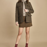 giacca a quadretti girocollo con quattro tasche. ENGEL 4HVA64-V02722 KAKI vanessa bruno