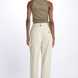 RAINE pantaloni a vita alta con gamba ampia e ricami 179553 U111 scotch&soda