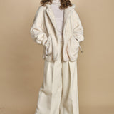 parka ecofur. SELENA ECRU giovanni paris