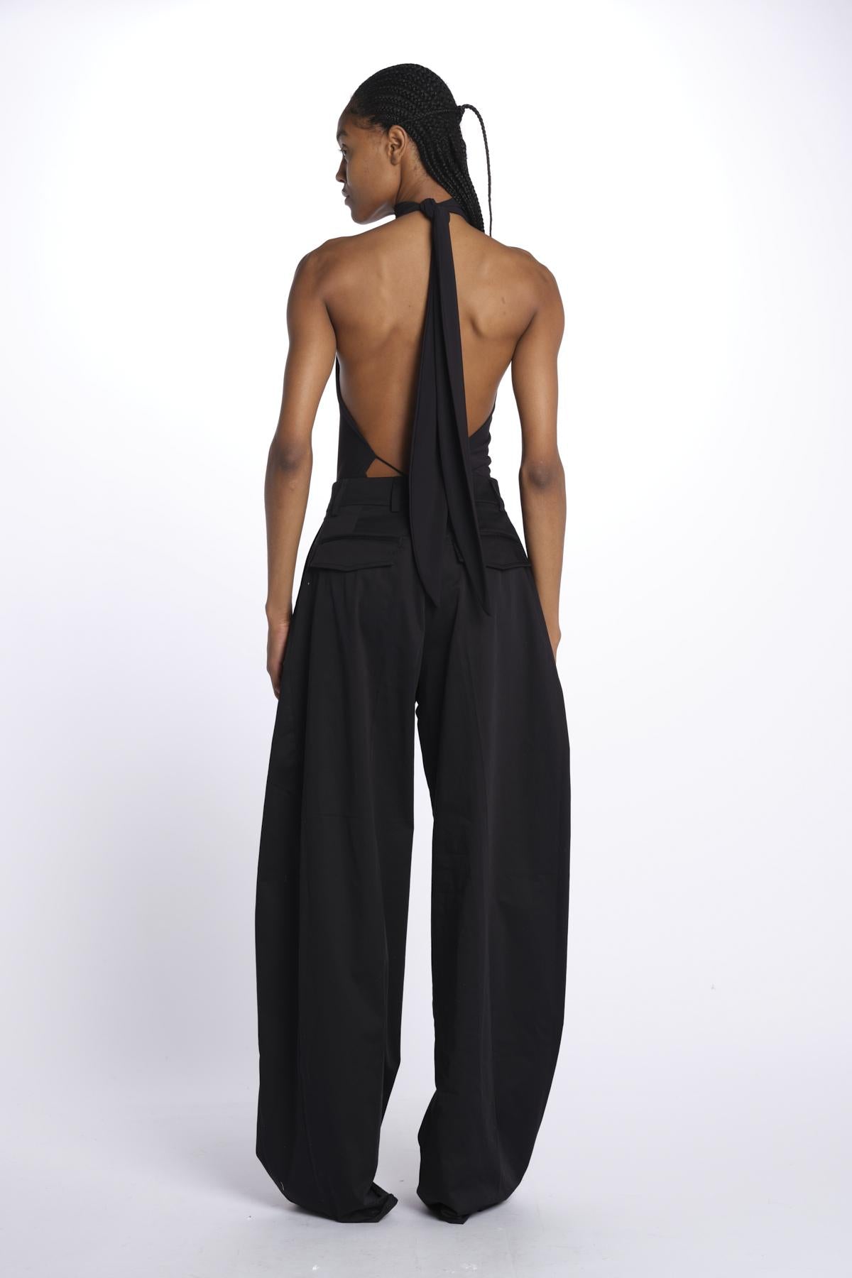 HOLLY body collo alto con fiocco HOLLY DEEP BLACK amazuìn